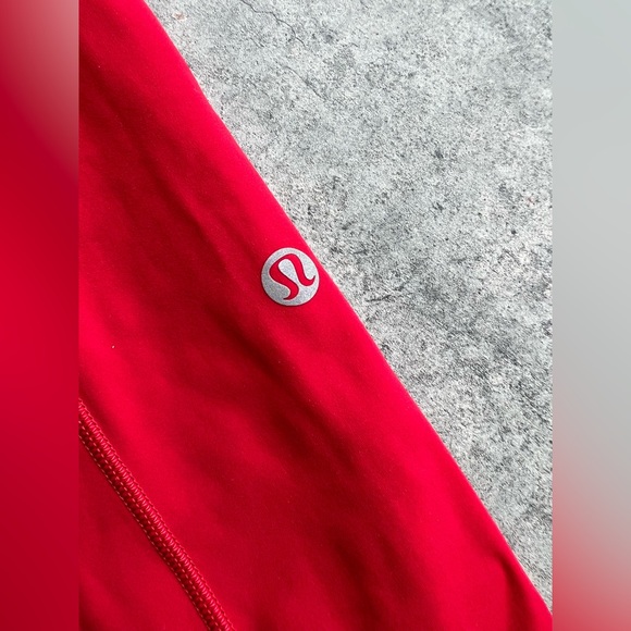 Lululemon Athletica Dark Red Fast and Free Leggings HR Size 2 - Picture 4 of 4